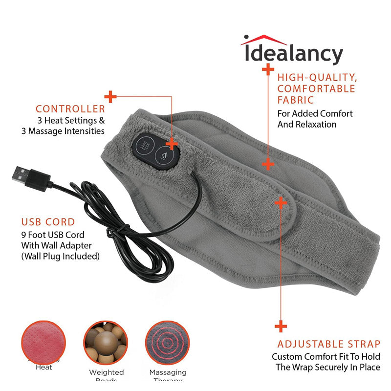 Calming Heat™ Vibrating Neck Wrap – Soothing Heat & Massage in One