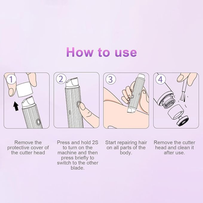 🌟 Double Head Electric Shaver – Smooth Shave, Zero Hassle