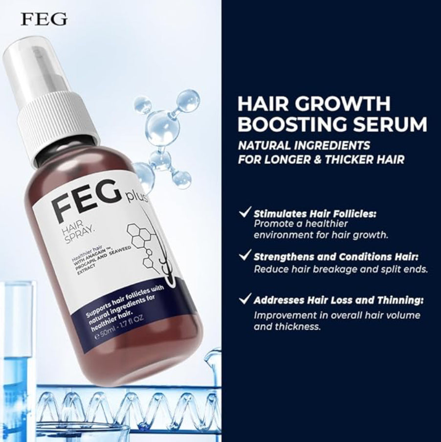 FEG PLUS HAIR GROWTH SPRAY
